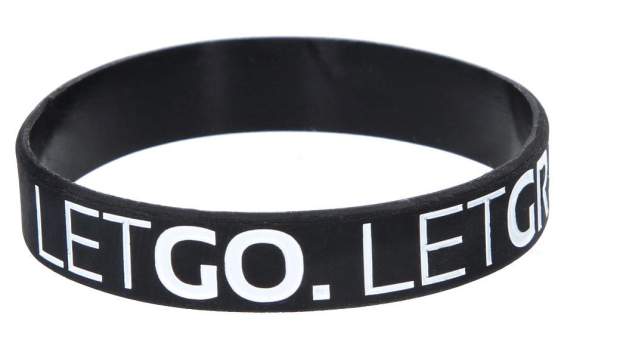 Armband "Let go. Let grow."