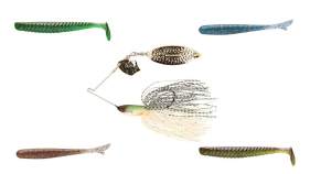 Starterpaket Spinnerbaits mit Trailer