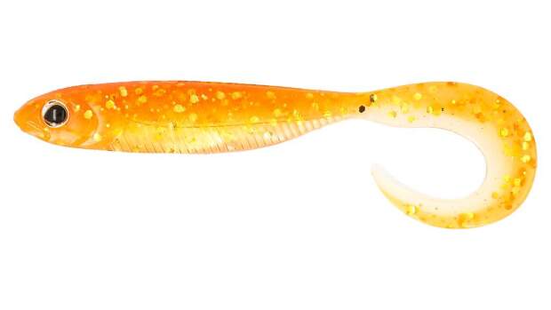 Fish Arrow Flash J Grub 3 # 121 Glow Orange / Silver