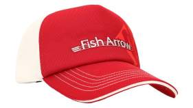 Fish Arrow Soft Mesh Cap Red