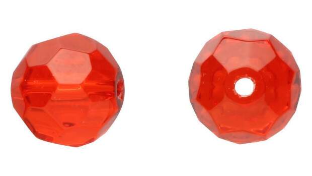 DEKA Glass Beads L Red