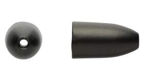 DEKA Tungsten Bullet Weight Worm Black Matt 1/8 Oz / 3,5 g