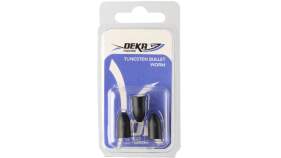 DEKA Tungsten Bullet Weight Worm Black Matt 3/16 Oz / 5,3 g