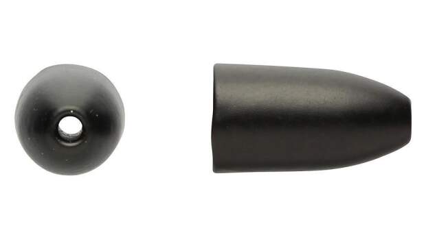 DEKA Tungsten Bullet Weight Worm Black Matt 1/4 Oz / 7,2 g