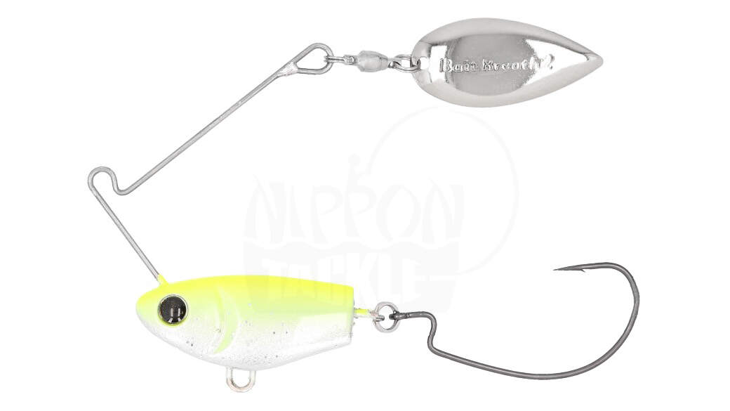 Bait Breath Cherry Spin 1 Oz # 004 Silver Chart Spinnerblade
