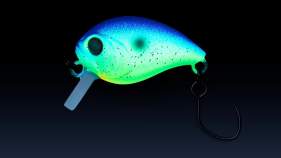 Bassday Mogul Crank 27SR Area P-432 Blue Back / Lime