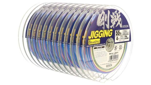 Gosen Jigging 8-braid multi color 100 m Einzelstück