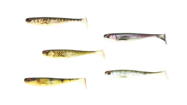 Starterpaket Major Craft Stabi Shad Slim 3.5 Inch