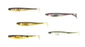 Starterpaket Major Craft Stabi Shad Slim 4 Inch