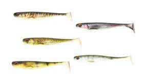 Starterpaket Major Craft Stabi Shad Slim 5 Inch