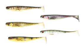 Starterpaket Major Craft Stabi Shad Slim 7 Inch