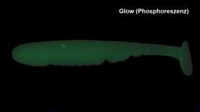 Bait Breath TT Shad 4 # 813 Glow / Lime Chart (UV)