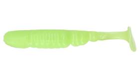 Bait Breath TT Shad 4 # 813 Glow / Lime Chart (UV)