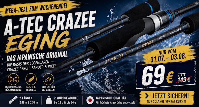 149 €? Nein! Dieses Wochenende nur 69 €! | Nippon-Tackle